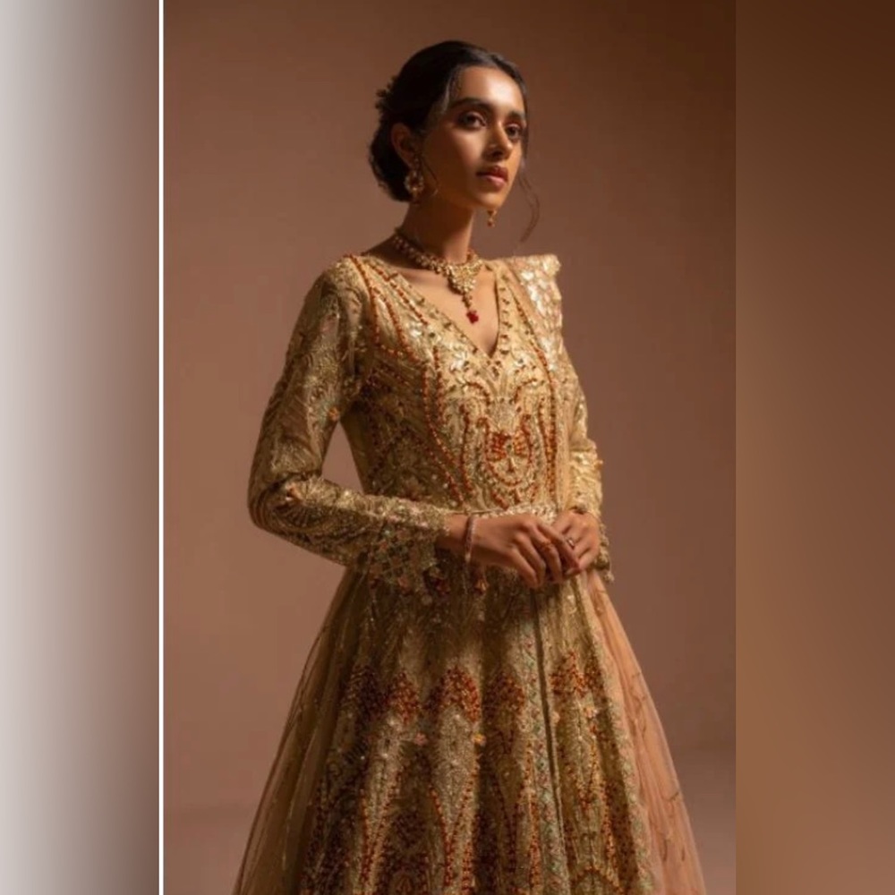 Maria B. 3 Piece Embroided Pakistani Lehnga